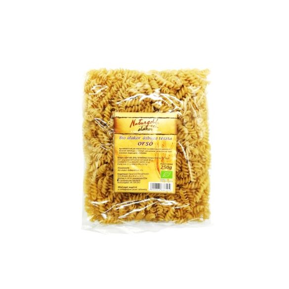 Bio alakor ősbúza tészta -Orsó -250 g (NG)