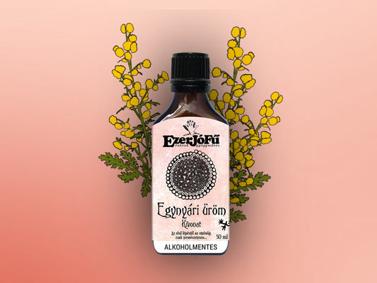 EzerJóFű -Egynyári üröm kivonat - alkoholmentes (50ml