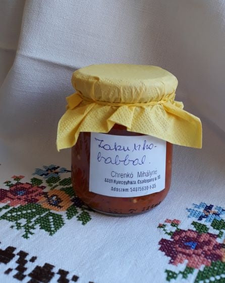 Zakuszka - babbal készült