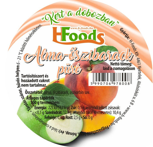 Alma-Őszibarack püré -100g