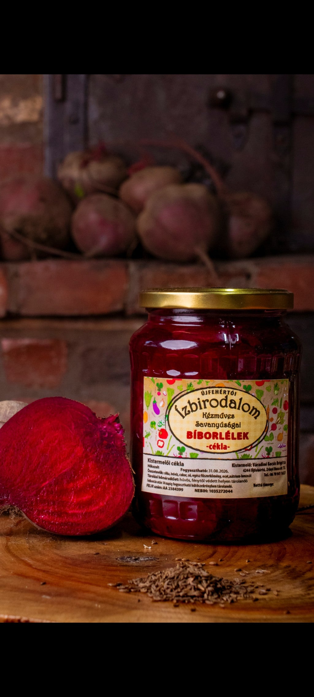 Bíborlélek  Cékla szelet  -720 ml