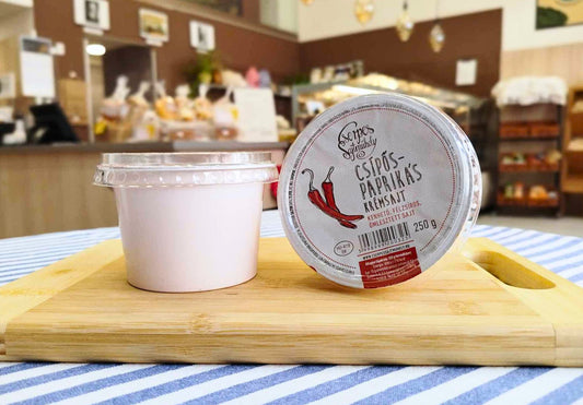 Cserpes Krémsajt - csípős-paprikás -250g